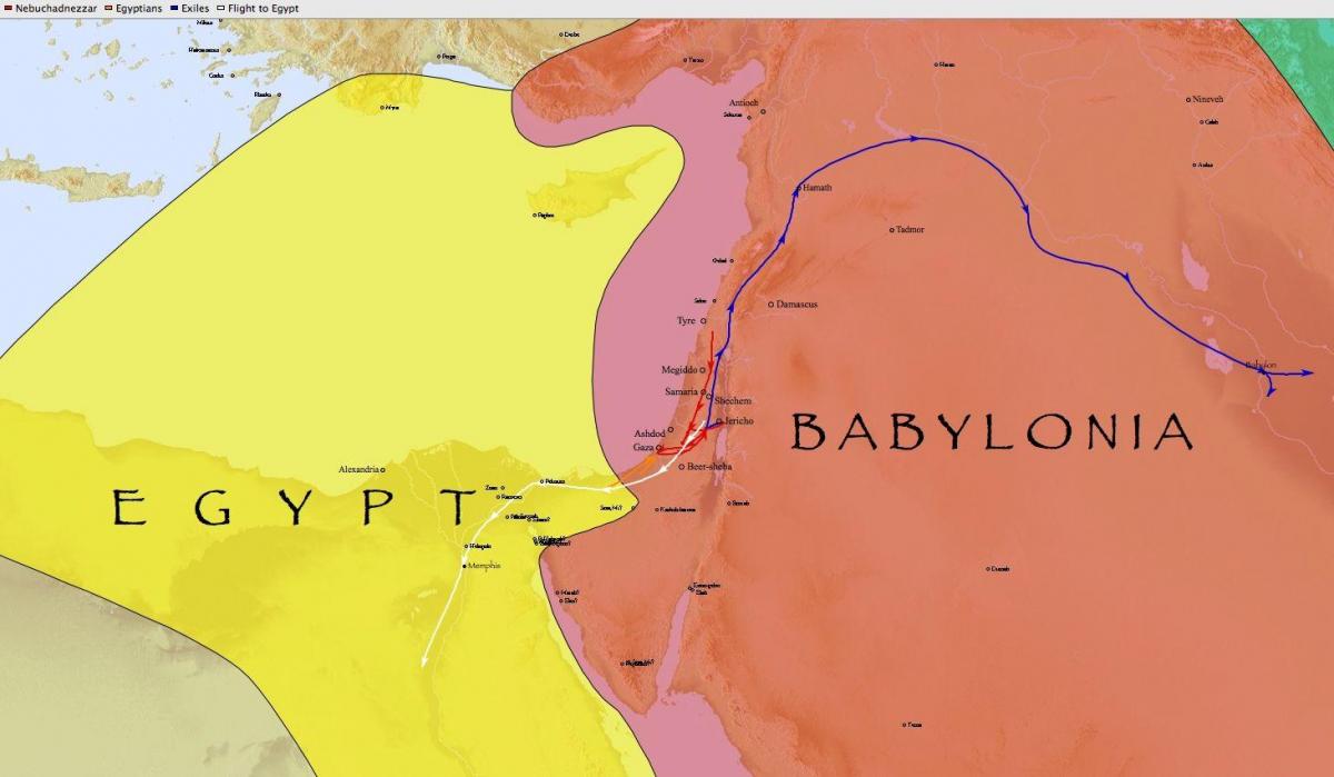 Harta e babilonisë egjipt