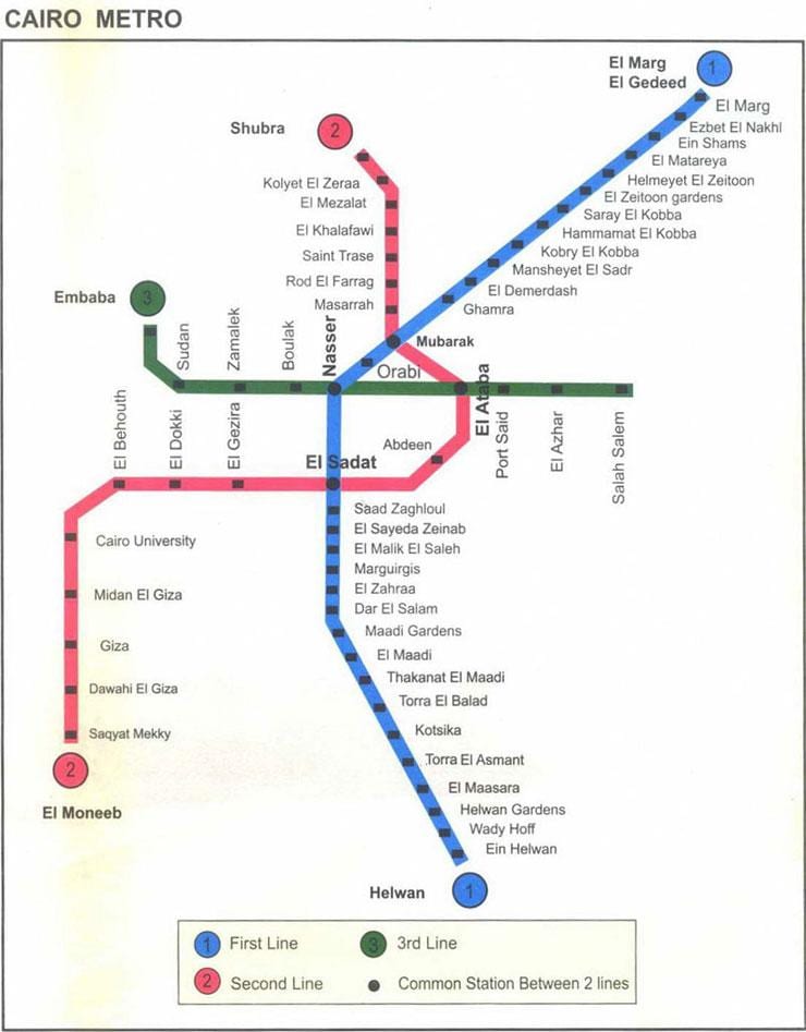 kajro metro hartë