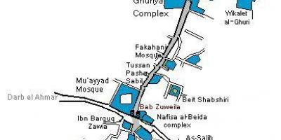 Khan el khalili pazari hartë