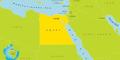 Kryeqyteti i egjiptit hartë